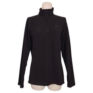 Helly Hansen Women's Daybreaker 1/2 Zip Fleece Mammoth Black Sz Large